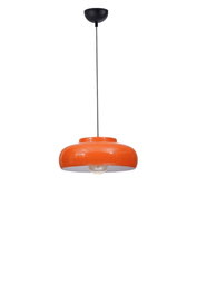 Opviq Lámpara de araña 9030-1B Negro y Naranja